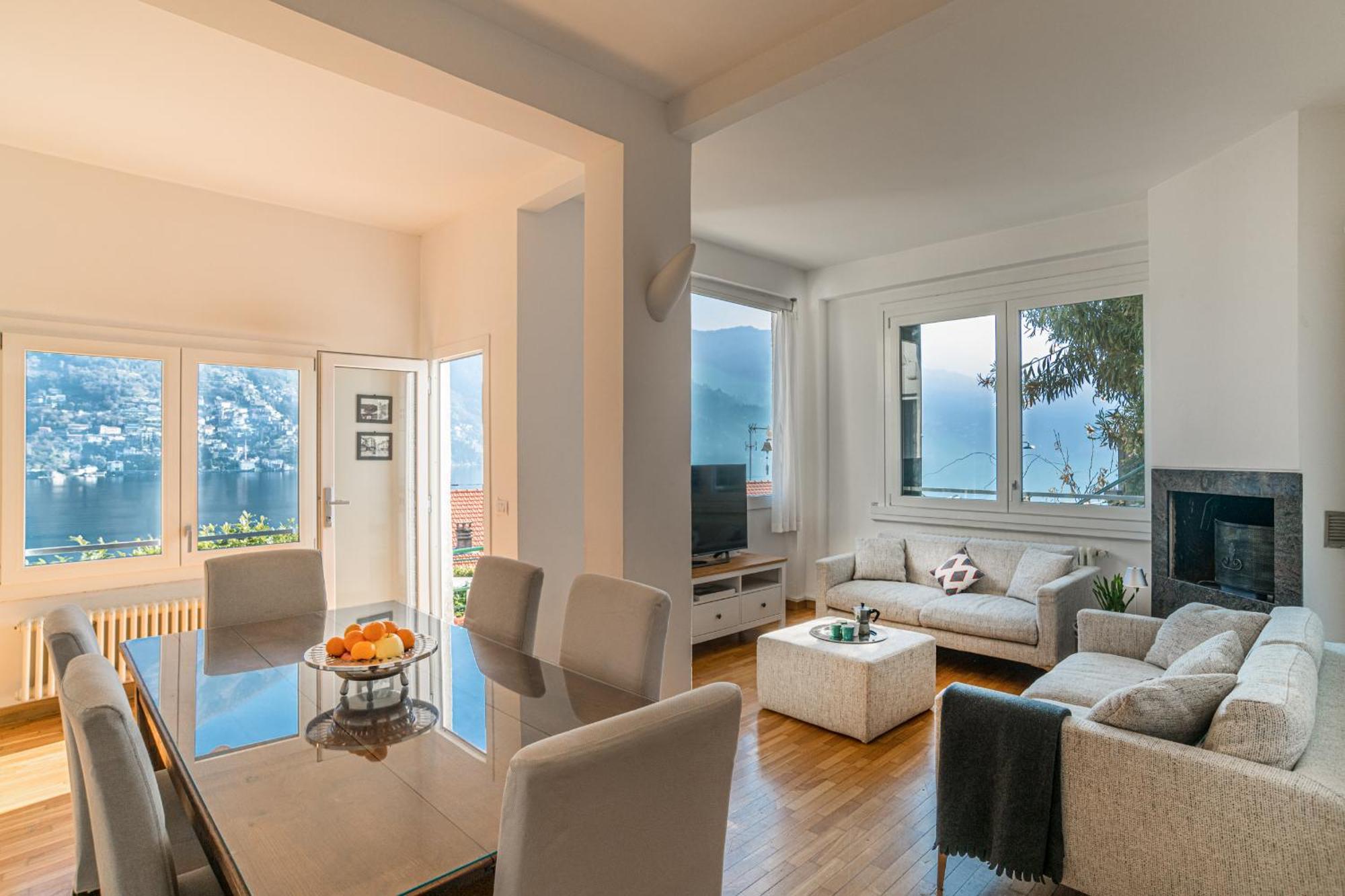 Casa Bambu - Splendida Vista Lago E Posto Auto Laglio Dış mekan fotoğraf