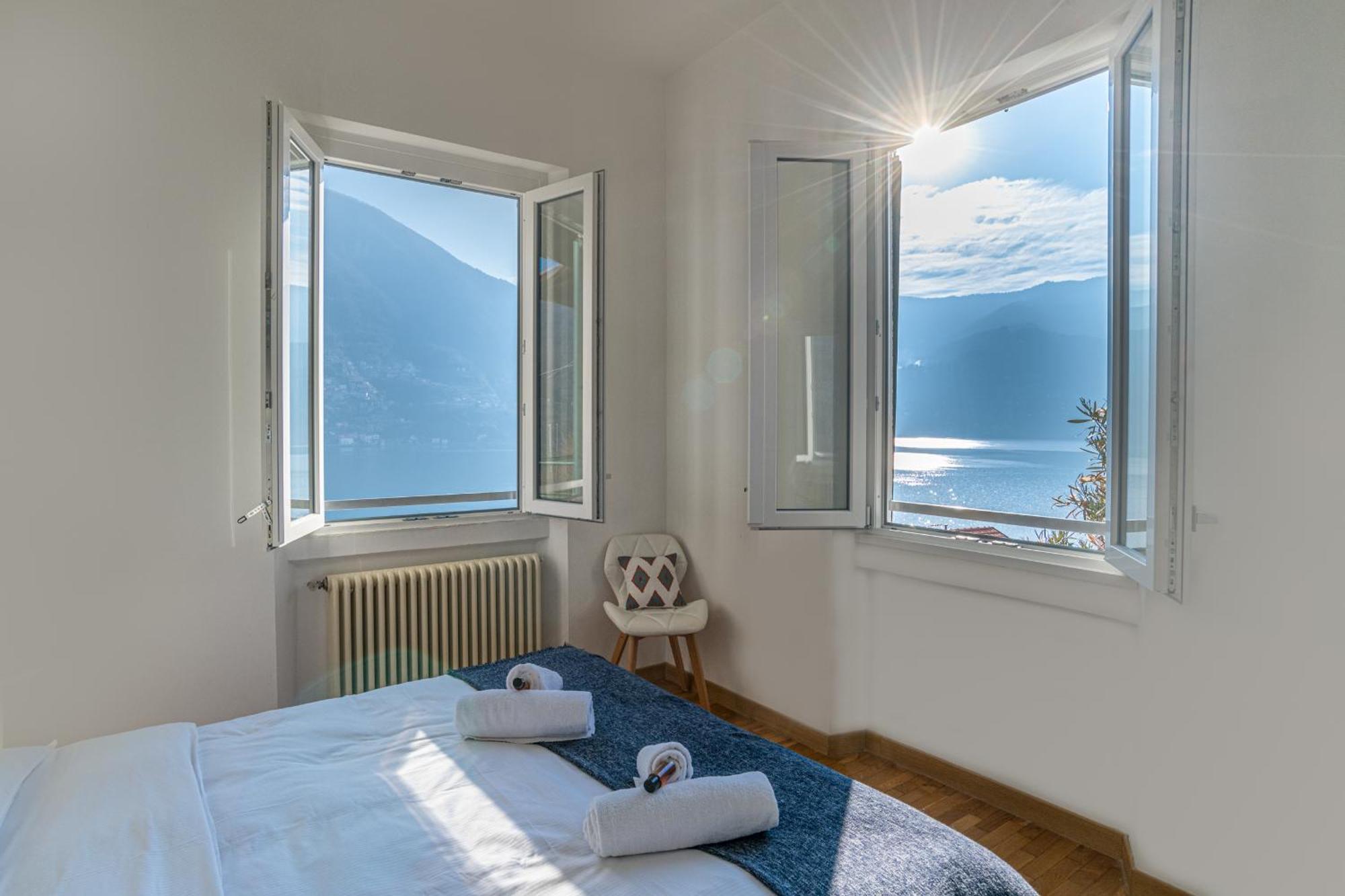 Casa Bambu - Splendida Vista Lago E Posto Auto Laglio Dış mekan fotoğraf